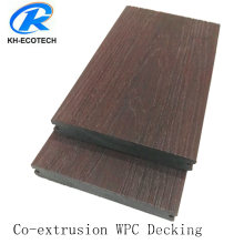 Co-Extrusion or Capped WPC Decking 140X20mm Fire Proof
